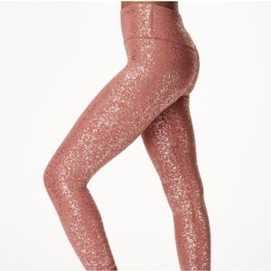 Sweaty Betty Disco Metallic full length Leggings size Xs nwot